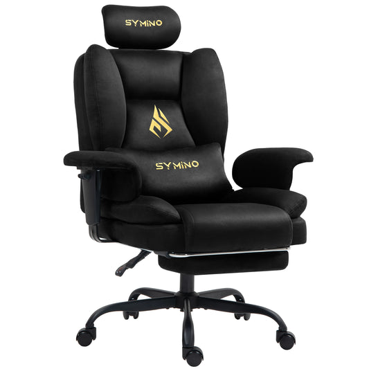 fauteuil de gaming avec repose-pieds