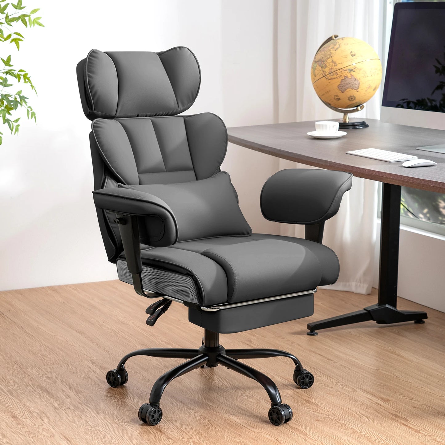 Chaise bureau massante et chauffante ergonomique