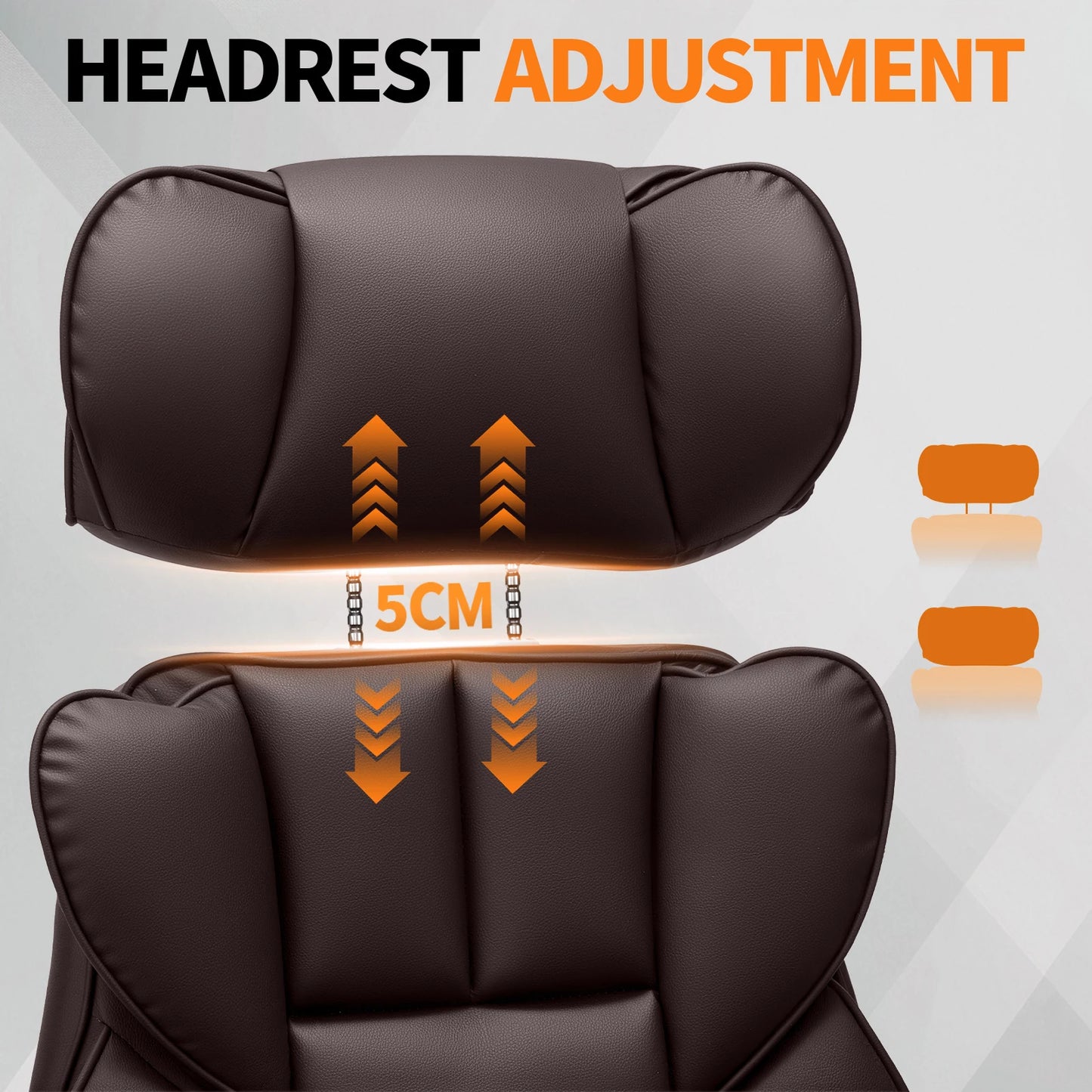 Chaise bureau massante et chauffante ergonomique