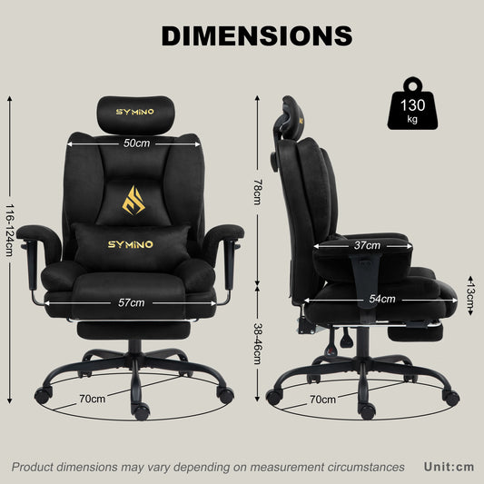 fauteuil de gaming avec repose-pieds