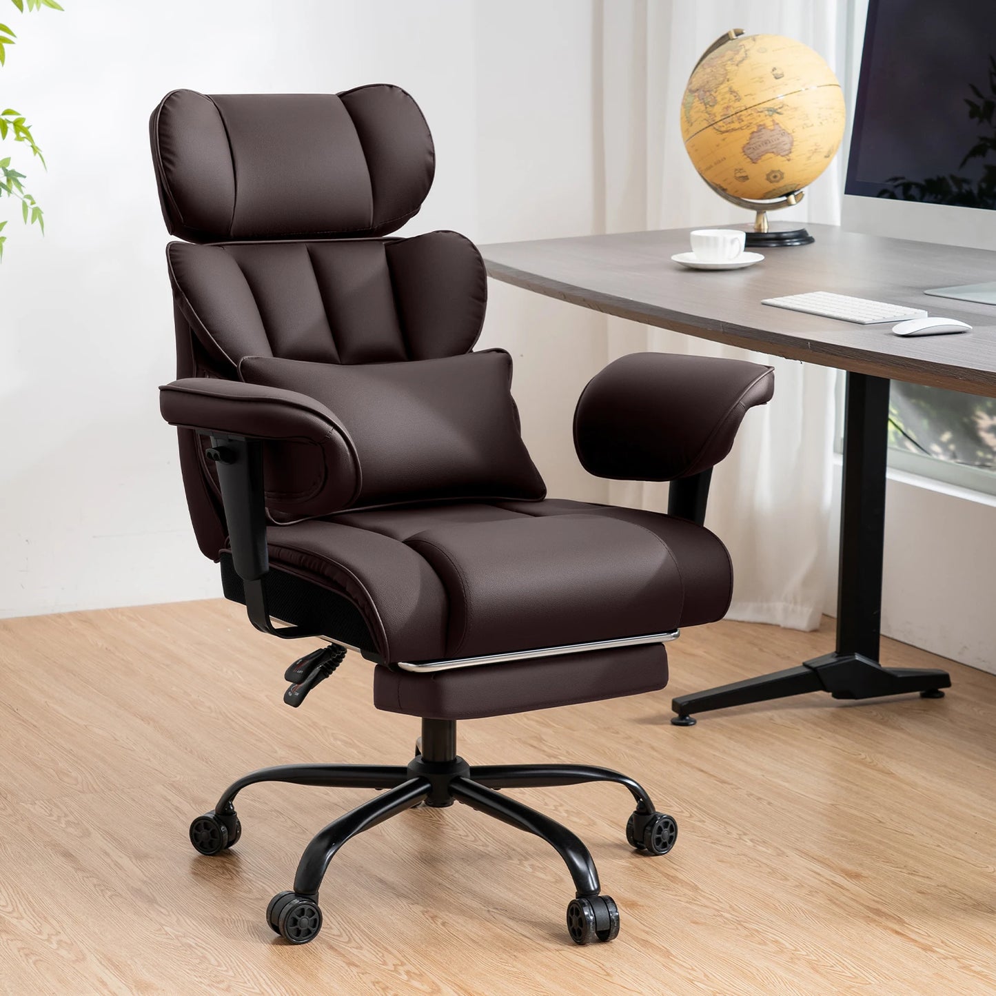 Chaise bureau massante et chauffante ergonomique