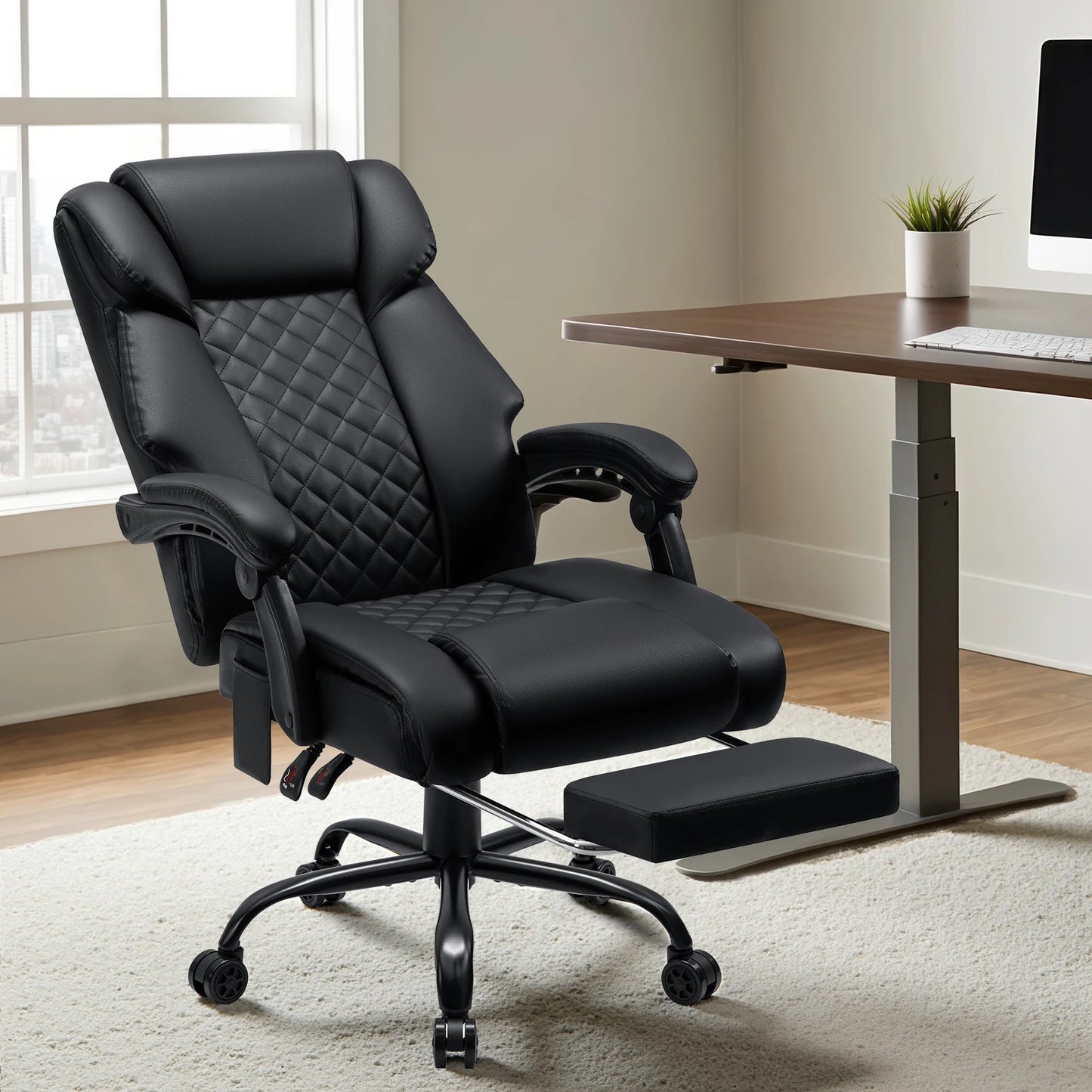 Siege de bureau massant et chauffant