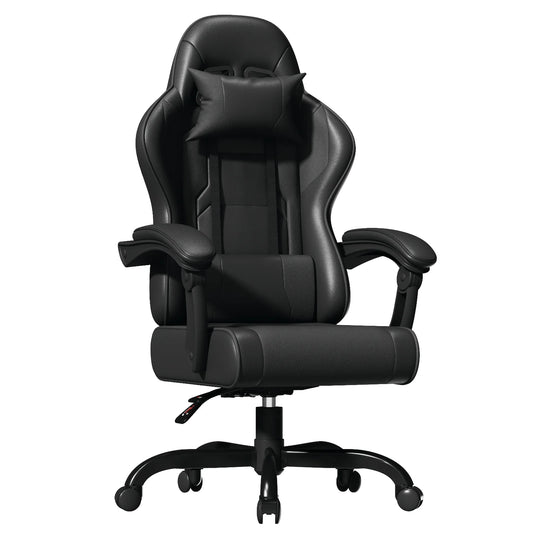 Chaise de jeu en cuir ergonomique