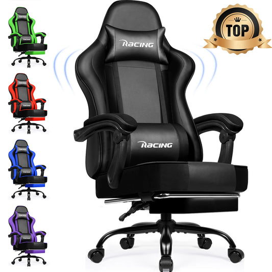 Fauteuil de jeu ergonomique  avec repose-pieds